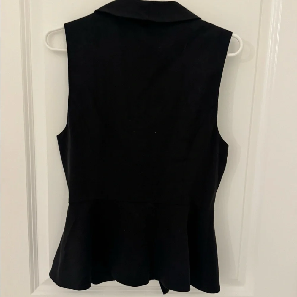 Reformation Black Vest with black/gold buttons - Picture 4 of 5